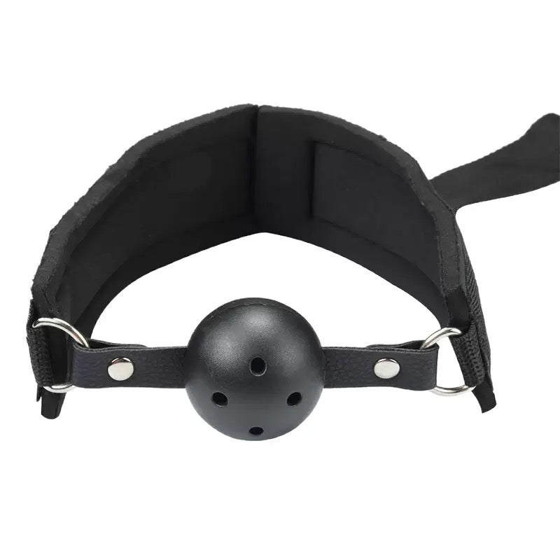 BDSM Handcuffs With Ball Gag Set