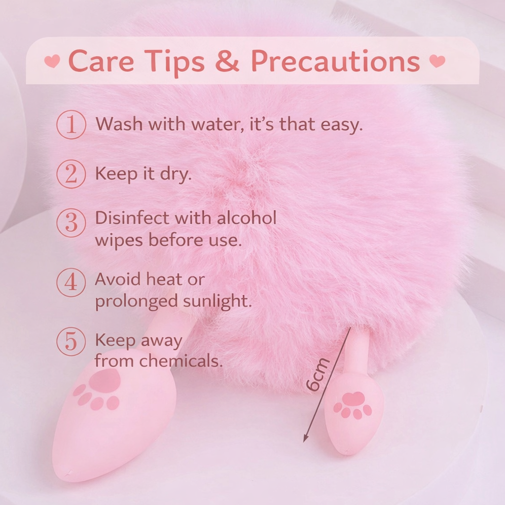 Anal Plug - Short Cat Tail