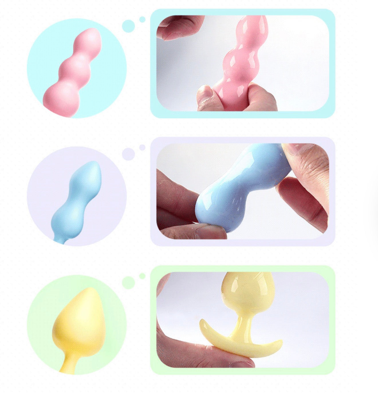 Anal Plug 3-Piece Trainer Set